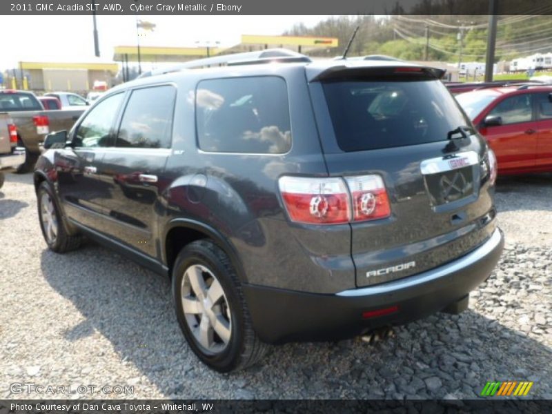 Cyber Gray Metallic / Ebony 2011 GMC Acadia SLT AWD