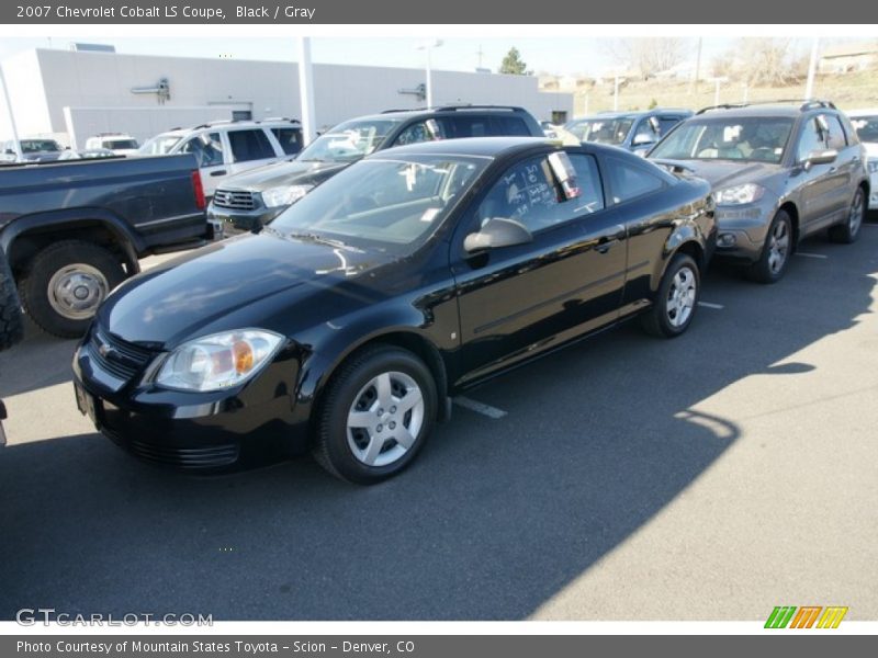 Black / Gray 2007 Chevrolet Cobalt LS Coupe