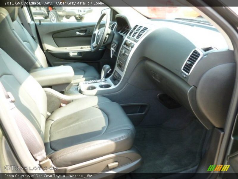 Cyber Gray Metallic / Ebony 2011 GMC Acadia SLT AWD