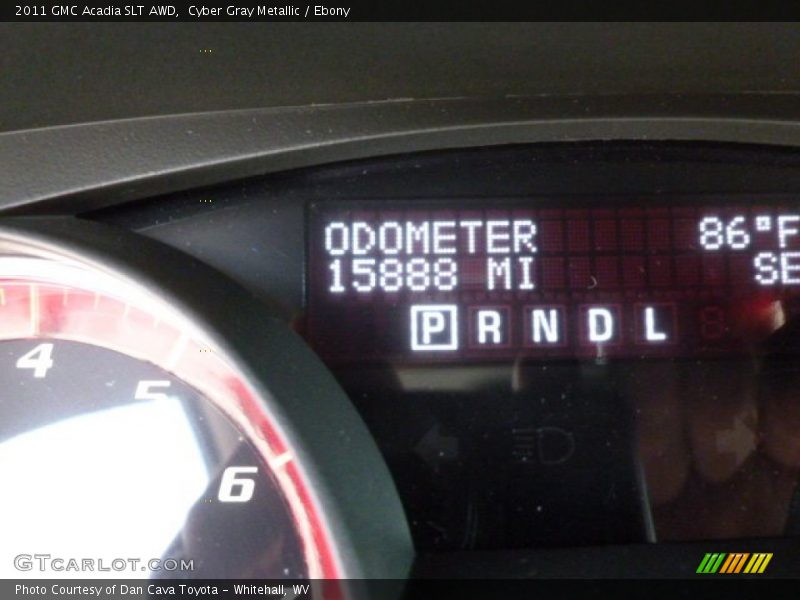 Cyber Gray Metallic / Ebony 2011 GMC Acadia SLT AWD