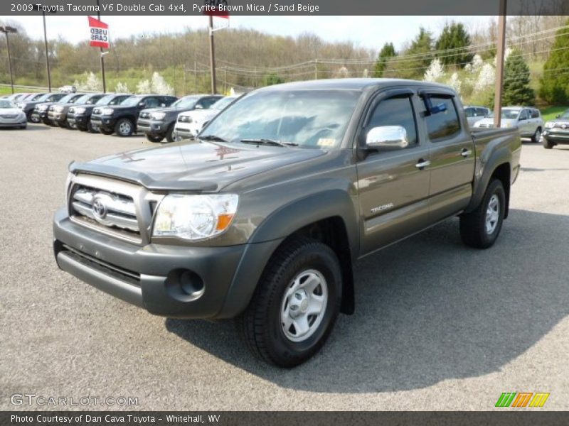 Pyrite Brown Mica / Sand Beige 2009 Toyota Tacoma V6 Double Cab 4x4