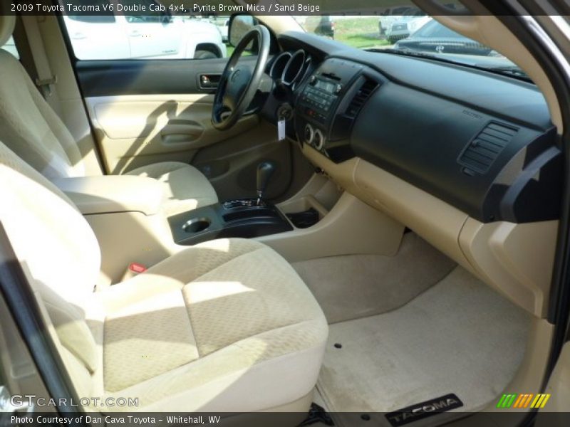 Pyrite Brown Mica / Sand Beige 2009 Toyota Tacoma V6 Double Cab 4x4