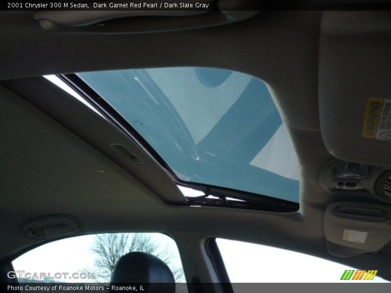 Dark Garnet Red Pearl / Dark Slate Gray 2001 Chrysler 300 M Sedan