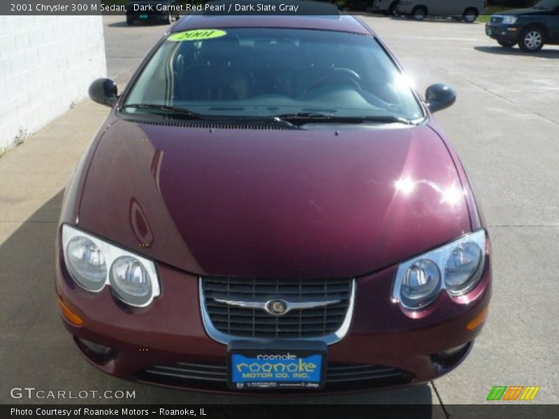 Dark Garnet Red Pearl / Dark Slate Gray 2001 Chrysler 300 M Sedan