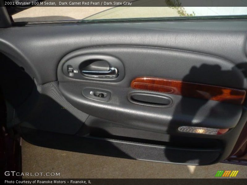 Dark Garnet Red Pearl / Dark Slate Gray 2001 Chrysler 300 M Sedan