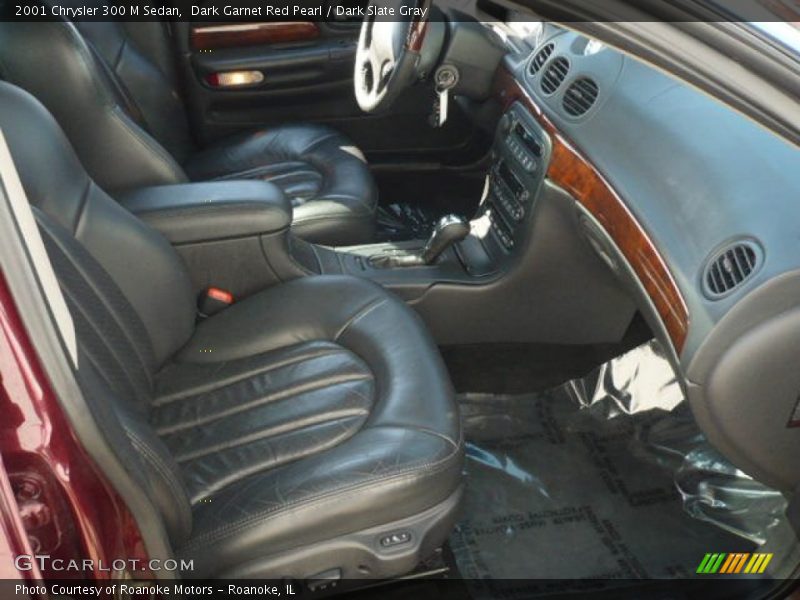 Dark Garnet Red Pearl / Dark Slate Gray 2001 Chrysler 300 M Sedan