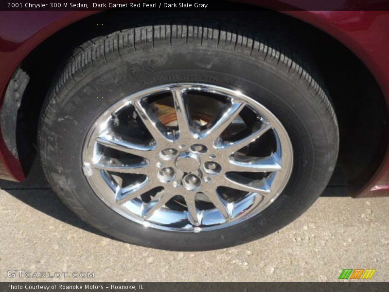 Dark Garnet Red Pearl / Dark Slate Gray 2001 Chrysler 300 M Sedan