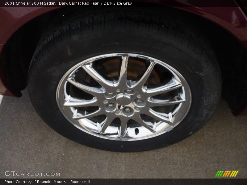 Dark Garnet Red Pearl / Dark Slate Gray 2001 Chrysler 300 M Sedan