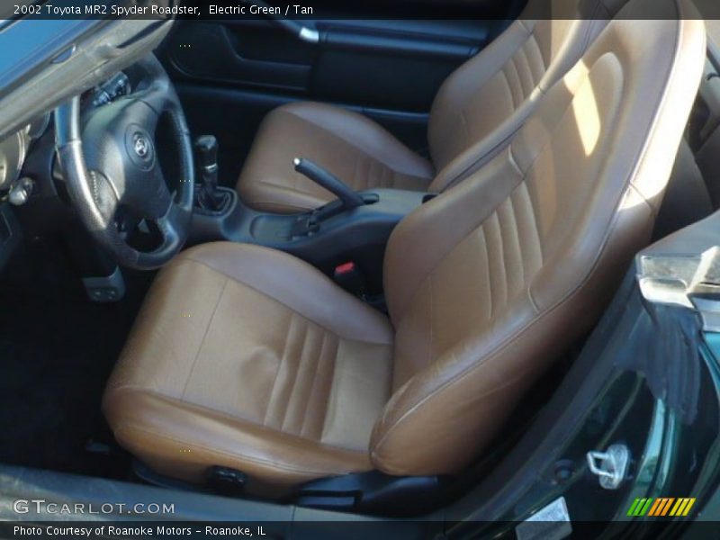 Electric Green / Tan 2002 Toyota MR2 Spyder Roadster