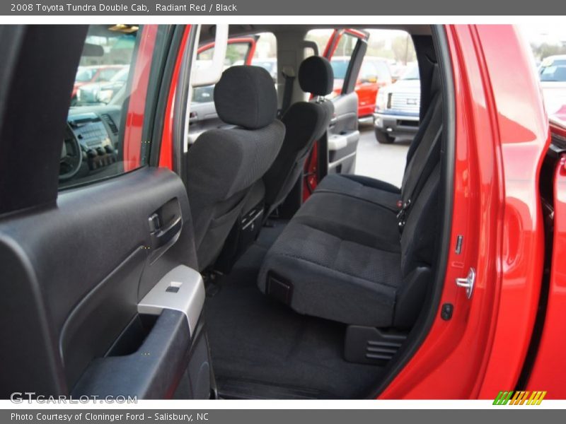 Radiant Red / Black 2008 Toyota Tundra Double Cab