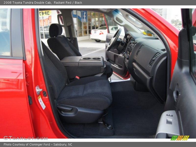 Radiant Red / Black 2008 Toyota Tundra Double Cab