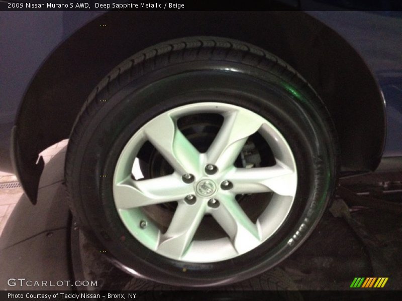 Deep Sapphire Metallic / Beige 2009 Nissan Murano S AWD