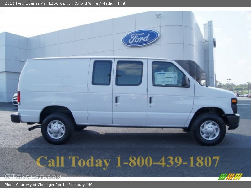 Oxford White / Medium Flint 2012 Ford E Series Van E250 Cargo