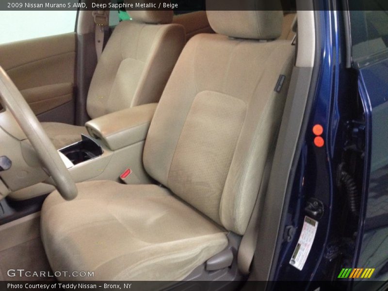 Deep Sapphire Metallic / Beige 2009 Nissan Murano S AWD