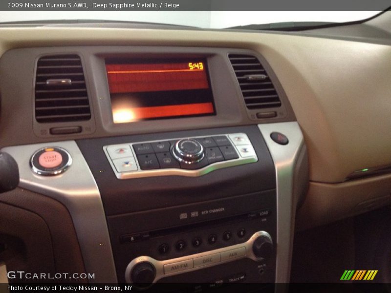 Deep Sapphire Metallic / Beige 2009 Nissan Murano S AWD