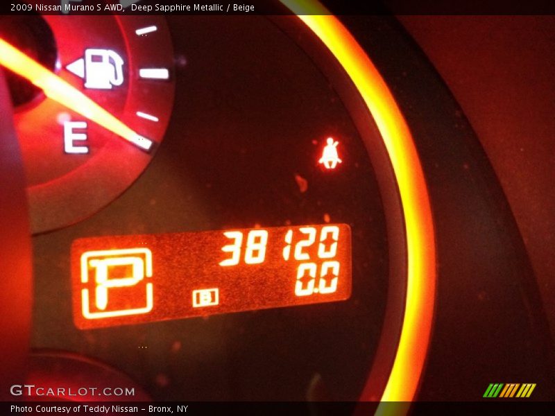 Deep Sapphire Metallic / Beige 2009 Nissan Murano S AWD