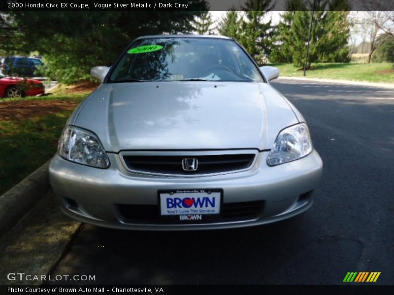 Vogue Silver Metallic / Dark Gray 2000 Honda Civic EX Coupe