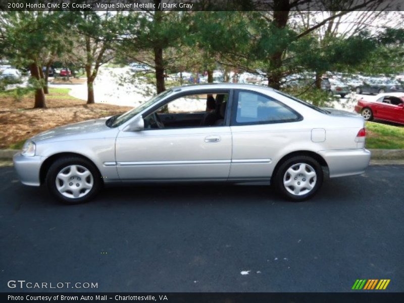 Vogue Silver Metallic / Dark Gray 2000 Honda Civic EX Coupe