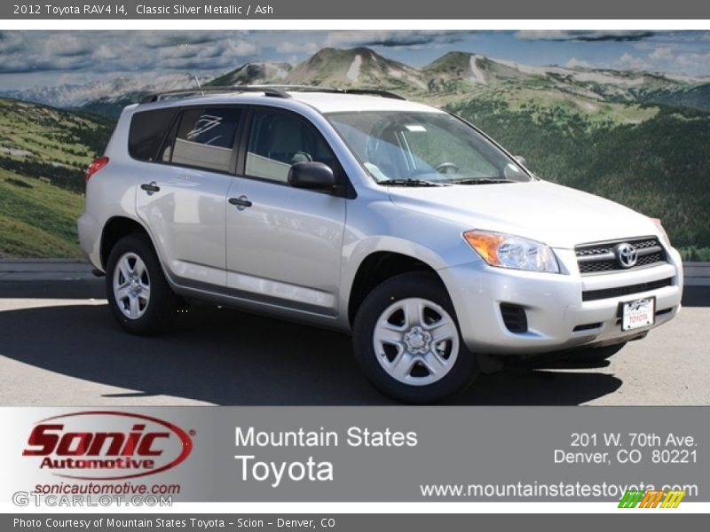 Classic Silver Metallic / Ash 2012 Toyota RAV4 I4