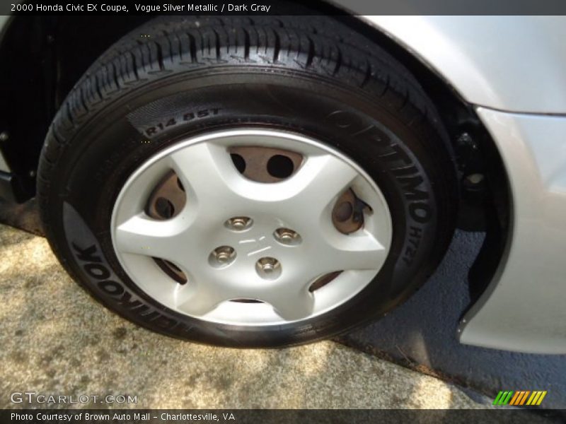 Vogue Silver Metallic / Dark Gray 2000 Honda Civic EX Coupe