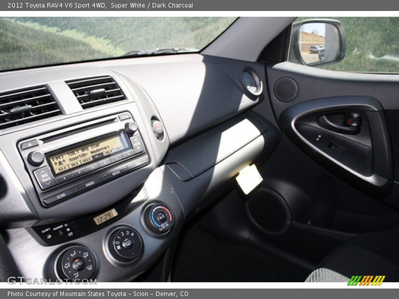 Super White / Dark Charcoal 2012 Toyota RAV4 V6 Sport 4WD