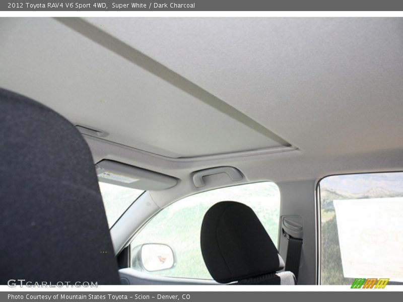 Super White / Dark Charcoal 2012 Toyota RAV4 V6 Sport 4WD