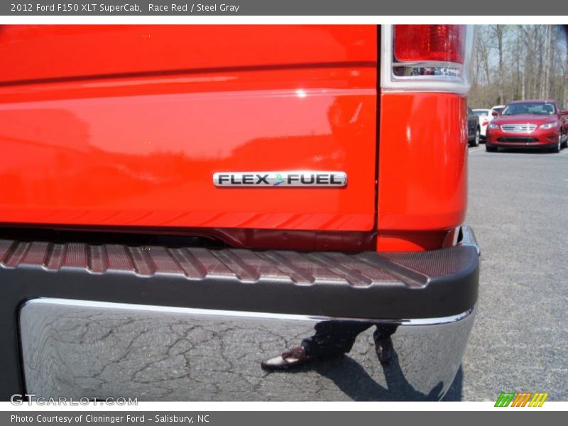 Race Red / Steel Gray 2012 Ford F150 XLT SuperCab
