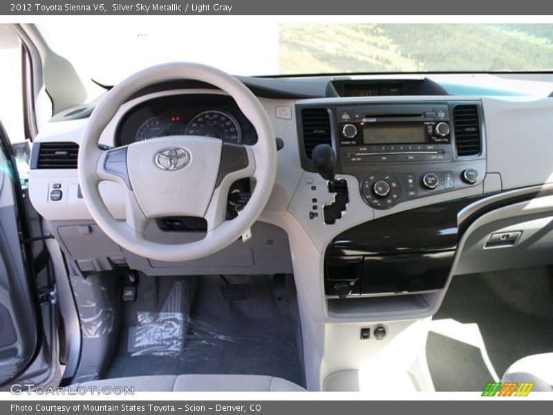 Silver Sky Metallic / Light Gray 2012 Toyota Sienna V6