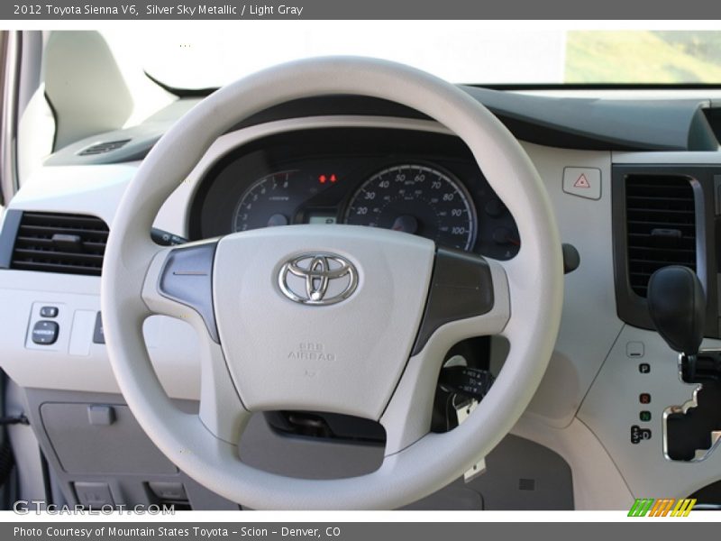 Silver Sky Metallic / Light Gray 2012 Toyota Sienna V6