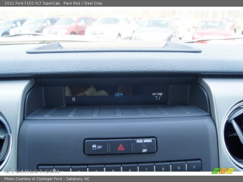 Race Red / Steel Gray 2012 Ford F150 XLT SuperCab