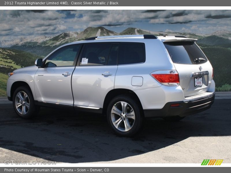 Classic Silver Metallic / Black 2012 Toyota Highlander Limited 4WD
