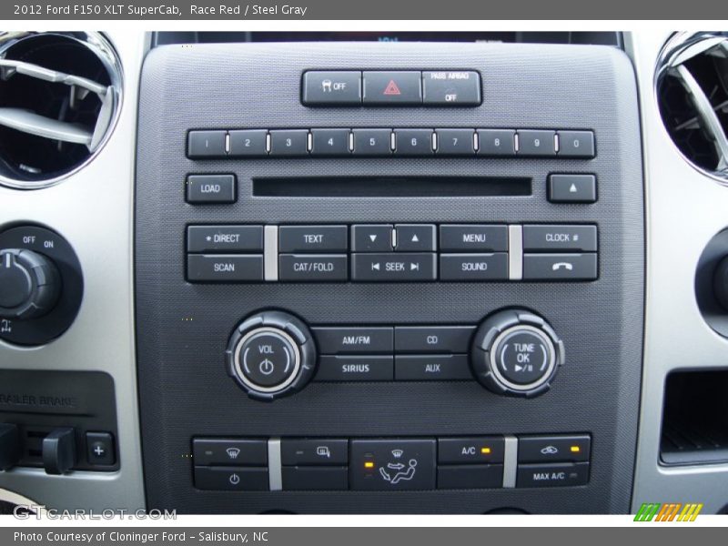 Controls of 2012 F150 XLT SuperCab