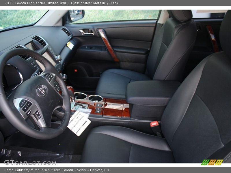 Classic Silver Metallic / Black 2012 Toyota Highlander Limited 4WD