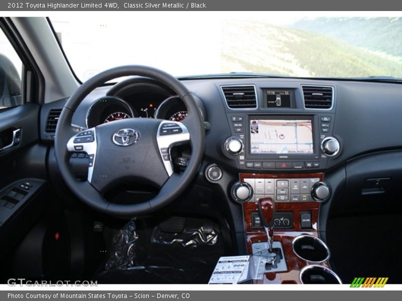 Classic Silver Metallic / Black 2012 Toyota Highlander Limited 4WD