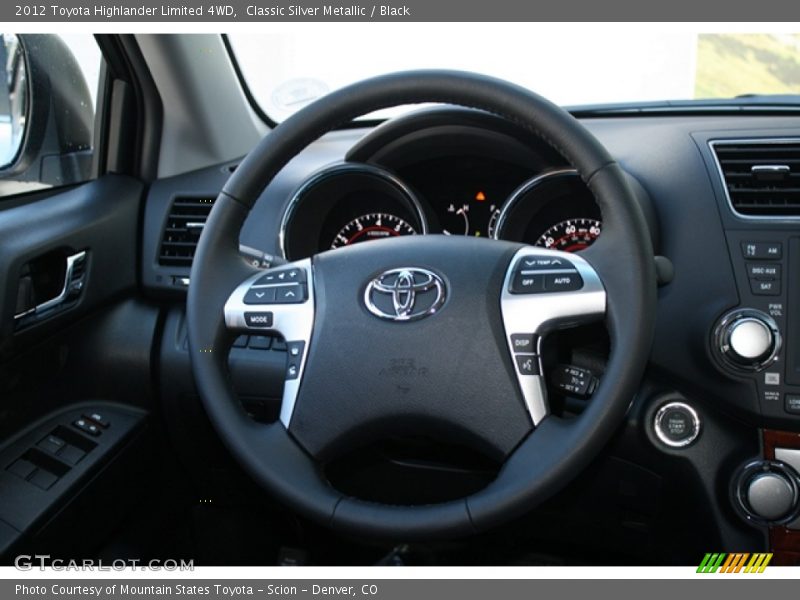 Classic Silver Metallic / Black 2012 Toyota Highlander Limited 4WD