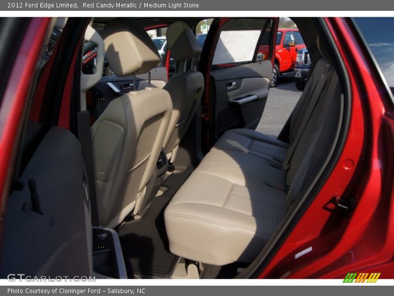 Red Candy Metallic / Medium Light Stone 2012 Ford Edge Limited