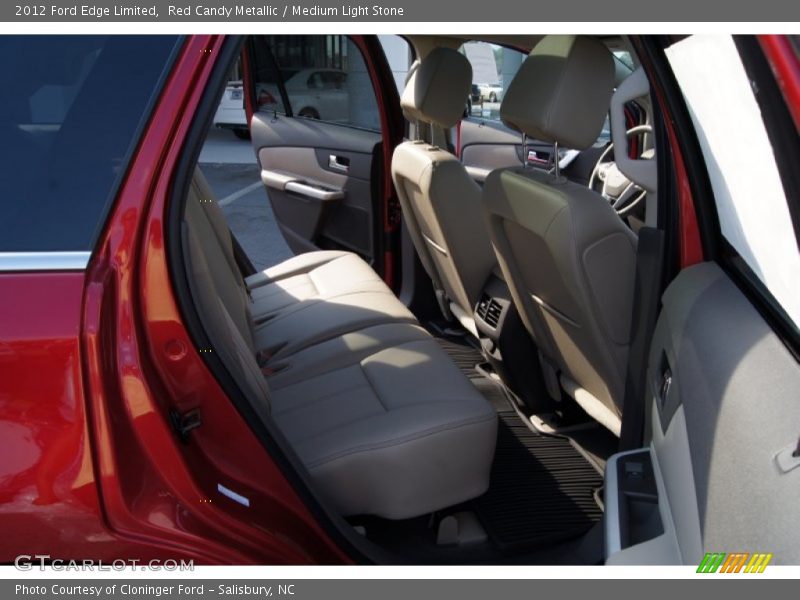 Red Candy Metallic / Medium Light Stone 2012 Ford Edge Limited