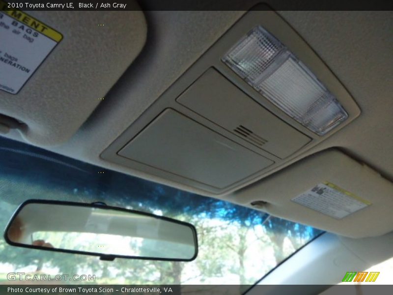 Black / Ash Gray 2010 Toyota Camry LE