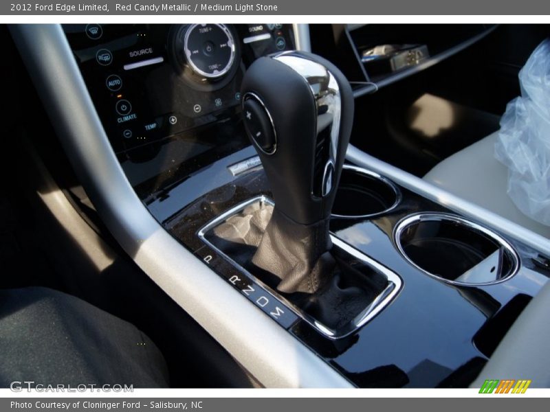 Red Candy Metallic / Medium Light Stone 2012 Ford Edge Limited
