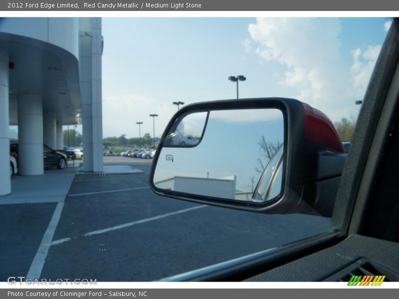 Red Candy Metallic / Medium Light Stone 2012 Ford Edge Limited