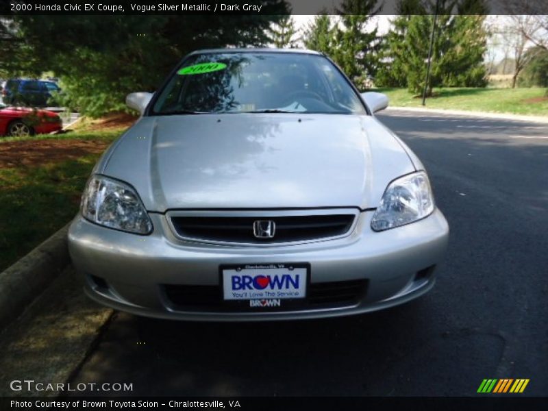 Vogue Silver Metallic / Dark Gray 2000 Honda Civic EX Coupe