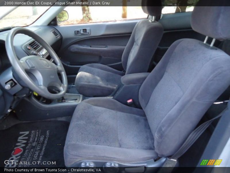 Vogue Silver Metallic / Dark Gray 2000 Honda Civic EX Coupe