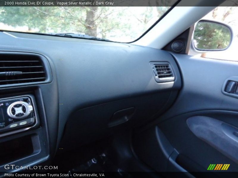 Vogue Silver Metallic / Dark Gray 2000 Honda Civic EX Coupe