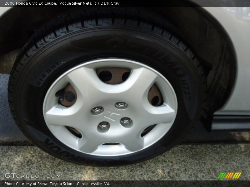 Vogue Silver Metallic / Dark Gray 2000 Honda Civic EX Coupe