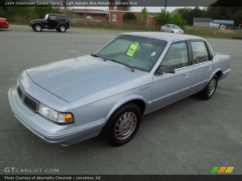 Light Adriatic Blue Metallic / Adriatic Blue 1994 Oldsmobile Cutlass Ciera S