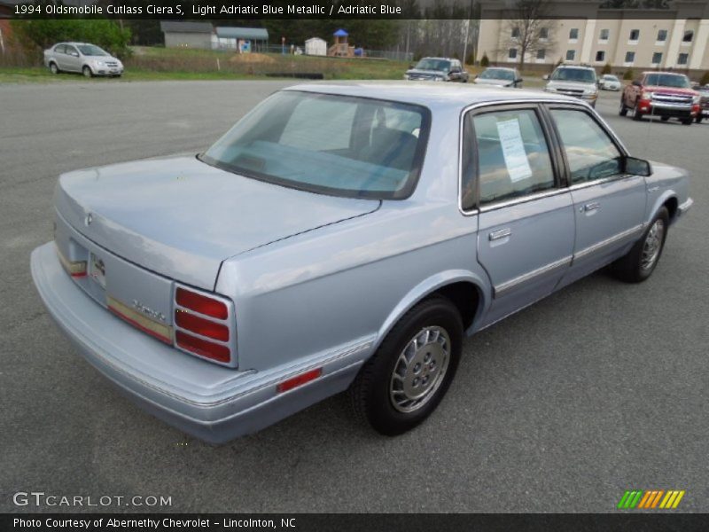 Light Adriatic Blue Metallic / Adriatic Blue 1994 Oldsmobile Cutlass Ciera S