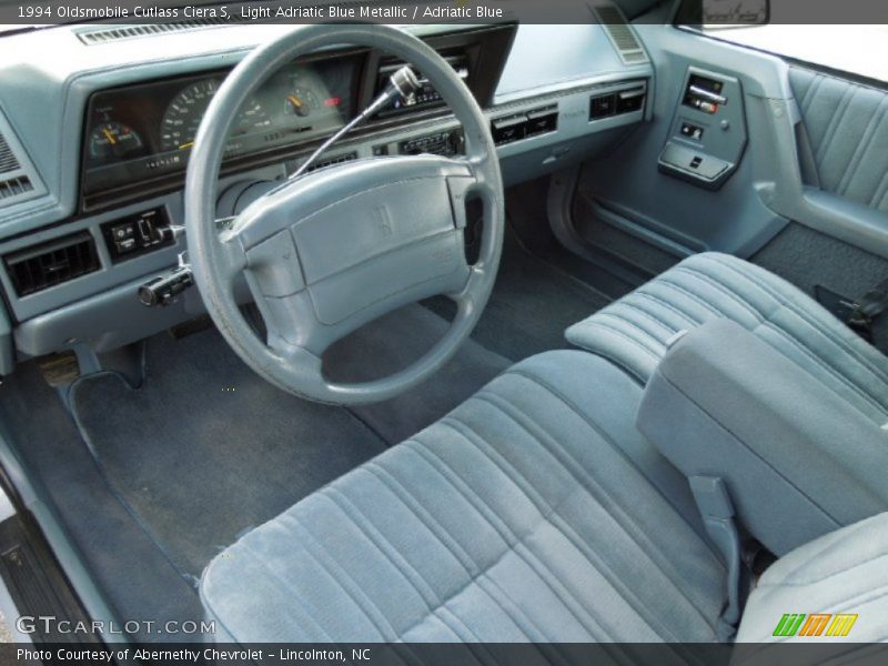Adriatic Blue Interior - 1994 Cutlass Ciera S 