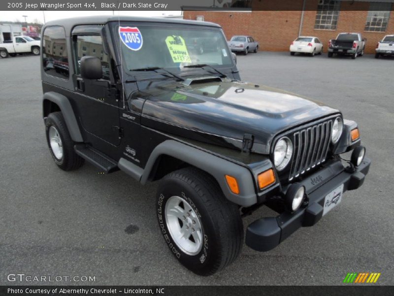 Black / Dark Slate Gray 2005 Jeep Wrangler Sport 4x4