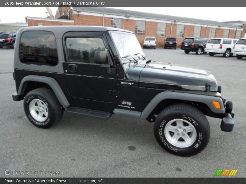 Black / Dark Slate Gray 2005 Jeep Wrangler Sport 4x4