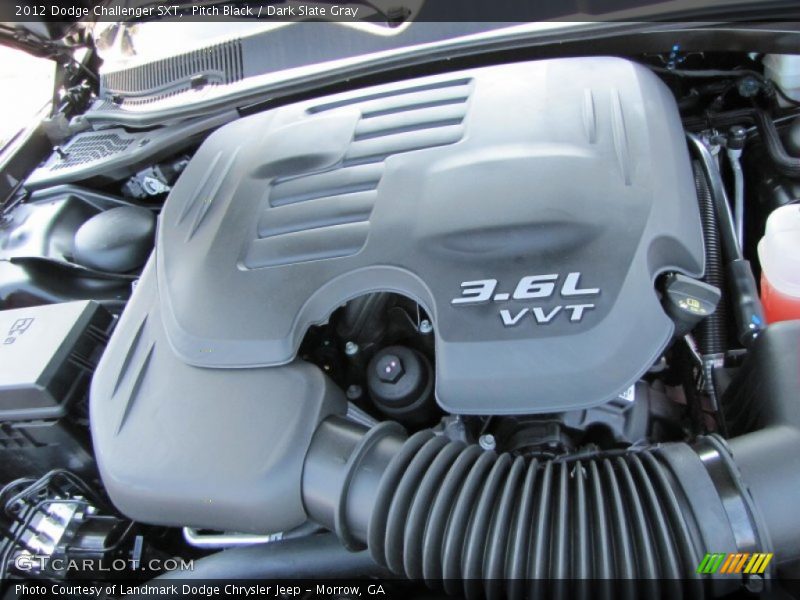 Pitch Black / Dark Slate Gray 2012 Dodge Challenger SXT